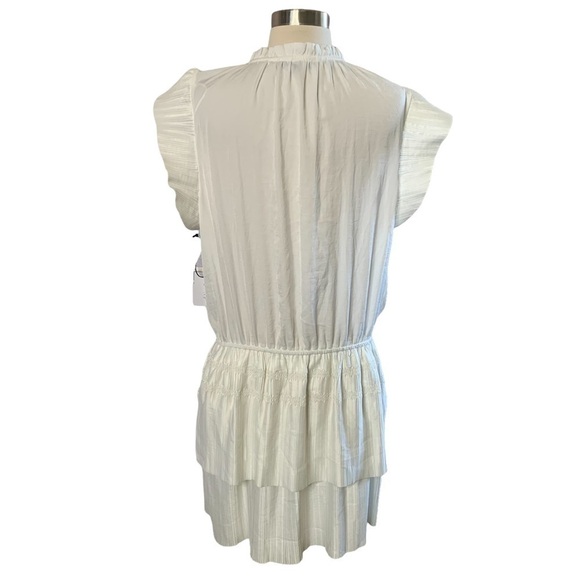 Revolve 1.State New With Tags Smock Waist Pleated Tiered Ruffle Dress Size XL - Picture 5 of 15